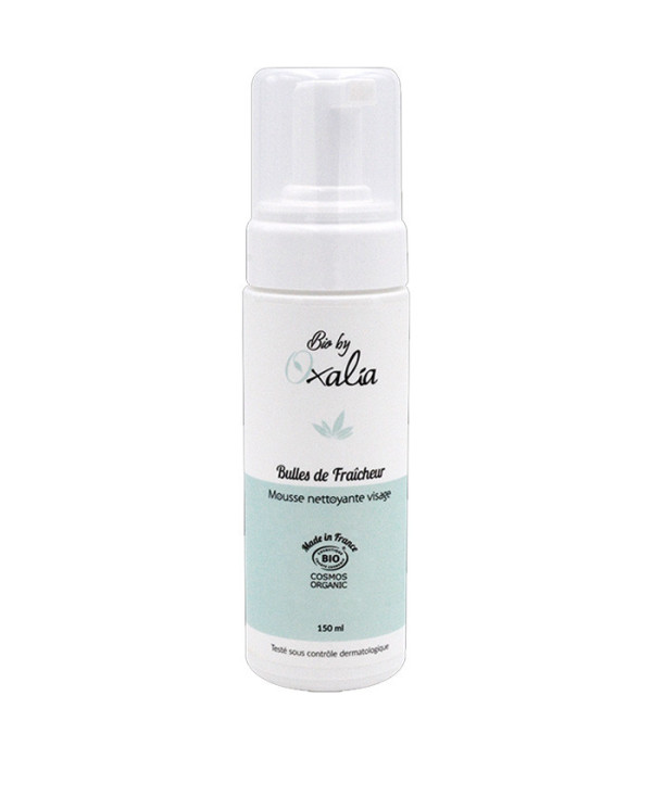 Mousse nettoyante visage bulles de fraicheur  bio OAXALIA