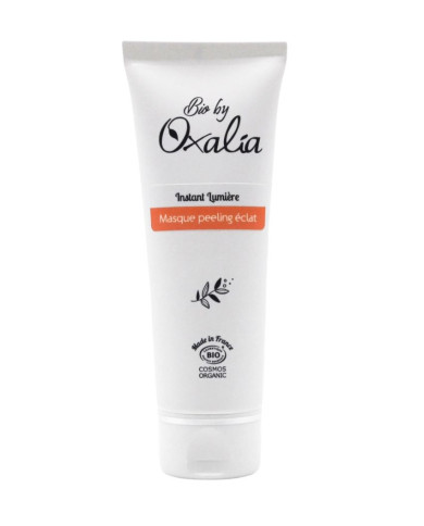 masque peeling éclat Instant lumière  bio OAXALIA