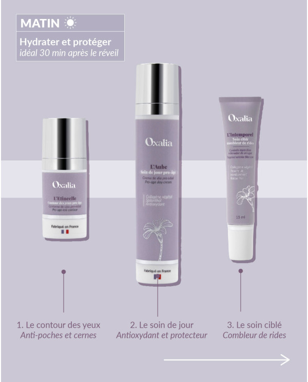 Routine beauté matin Pro-âge  bio OAXALIA