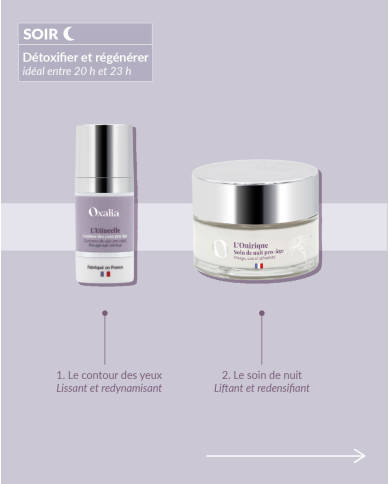 Routine soir Pro-âge  bio OAXALIA