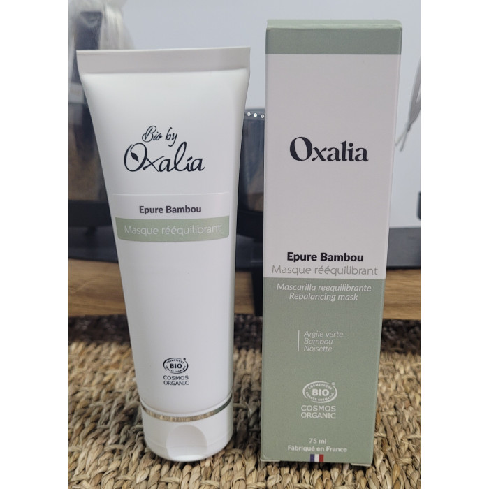 Masque Rééquilibrant Epure Bambou  bio OAXALIA