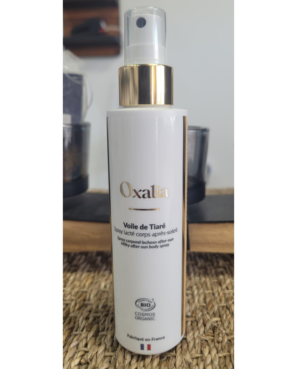 Spray lacté corps Voile de tiaré  bio OAXALIA