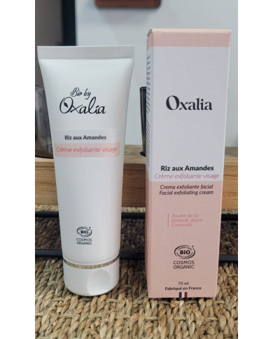 Gommage visage Riz aux Amandes  bio OAXALIA